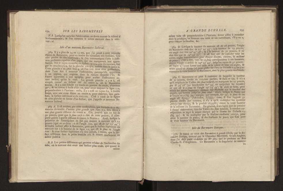 Description et usages des nouveaux barometres, pour m�surer la hauteur des montagnes et la profondeur des mines, appartenants aux collections d'instrumens d'astronomie et de physique, faits � Londres en 1778 et 1779, par ordre de la cour d'Espagne, avec un pr�cis des barometres � grande �chelle, et d'un m�t�orographe constant 40