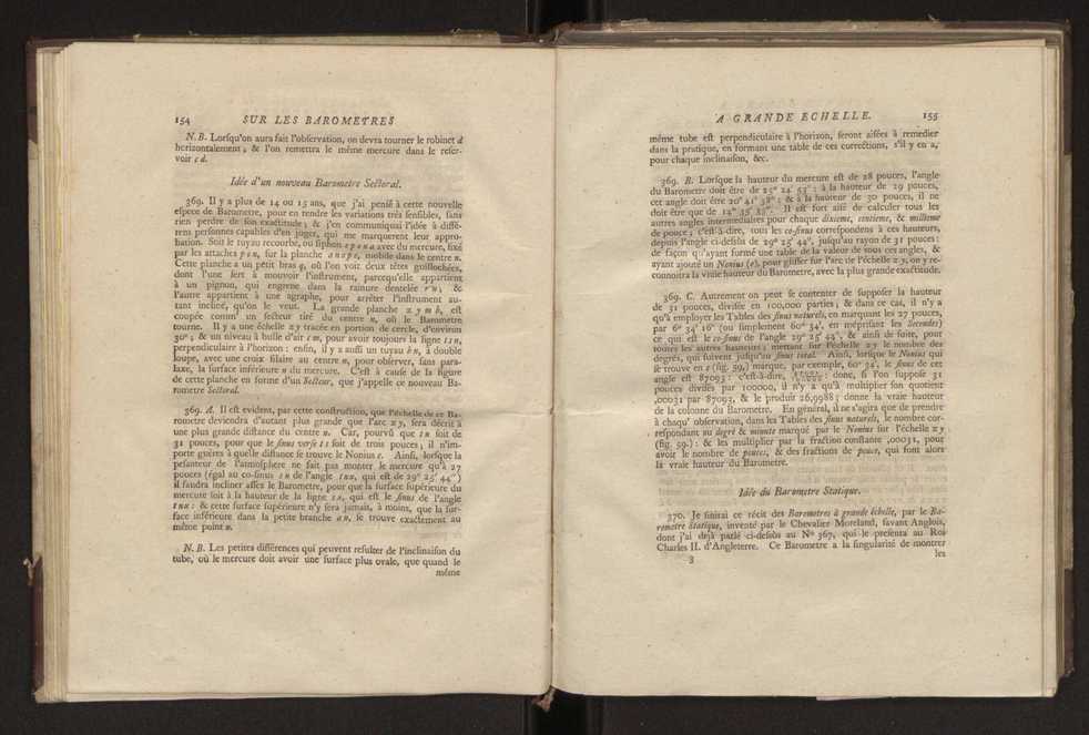 Description et usages des nouveaux barometres, pour msurer la hauteur des montagnes et la profondeur des mines, appartenants aux collections d'instrumens d'astronomie et de physique, faits  Londres en 1778 et 1779, par ordre de la cour d'Espagne, avec un prcis des barometres  grande chelle, et d'un mtorographe constant 40