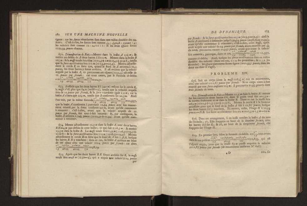 Description d'une machine nouvelle de dynamique, invente par Mr. G. Atwood... on rend trs aisment sensibles les loix du mouvement des corps en ligne droite, et en rotation, les velocits communiques par le choc des corps elastiques et non-elastiques, la resistance des fluides, etc. : avec un prcis des expriences rlatives  la premiere espece de mouvement, et la maniere de les executer, etc., dans une lettre adresse  Monsieur Volta 15