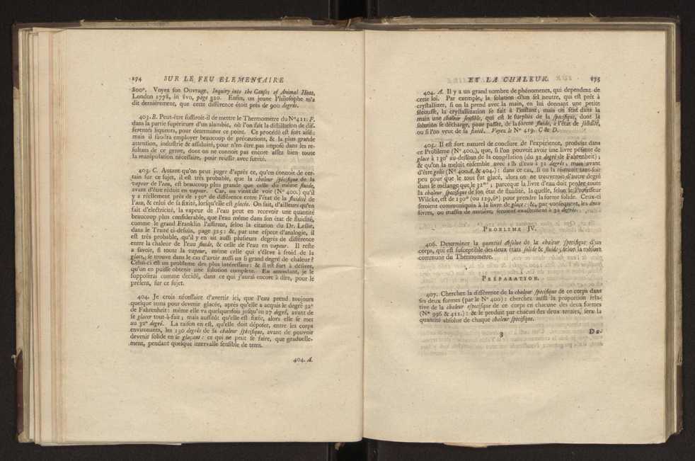 Essai sur la nouvelle thorie du feu lmentaire, et de la chaleur des corps : avec la description des nouveaux thermometres, destins particulierement aux observations sur ce sujet 9