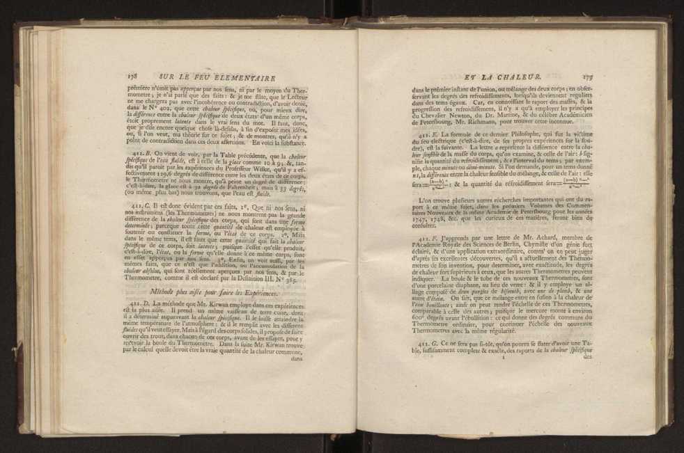 Essai sur la nouvelle thorie du feu lmentaire, et de la chaleur des corps : avec la description des nouveaux thermometres, destins particulierement aux observations sur ce sujet 11