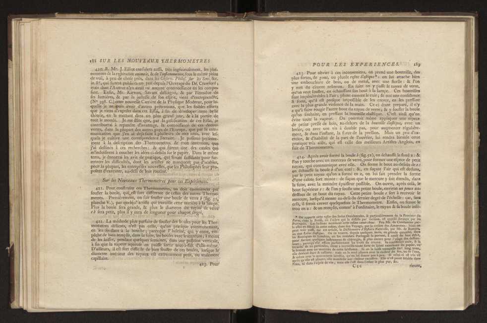 Essai sur la nouvelle thorie du feu lmentaire, et de la chaleur des corps : avec la description des nouveaux thermometres, destins particulierement aux observations sur ce sujet 16