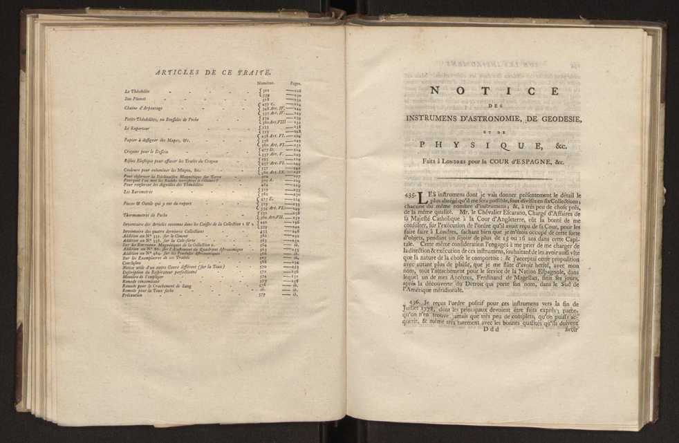 Notice des instrumens d'astronomie, de godesie, de physique, etc. : faits dernierement  Londres, par ordre de la cour d'Espagne, avec le prcis de leur construction, qualits, et perfectionemens nouveaux 3