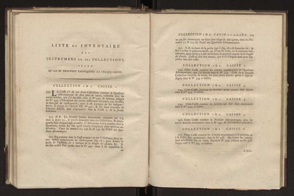 Notice des instrumens d'astronomie, de godesie, de physique, etc. : faits dernierement  Londres, par ordre de la cour d'Espagne, avec le prcis de leur construction, qualits, et perfectionemens nouveaux 28