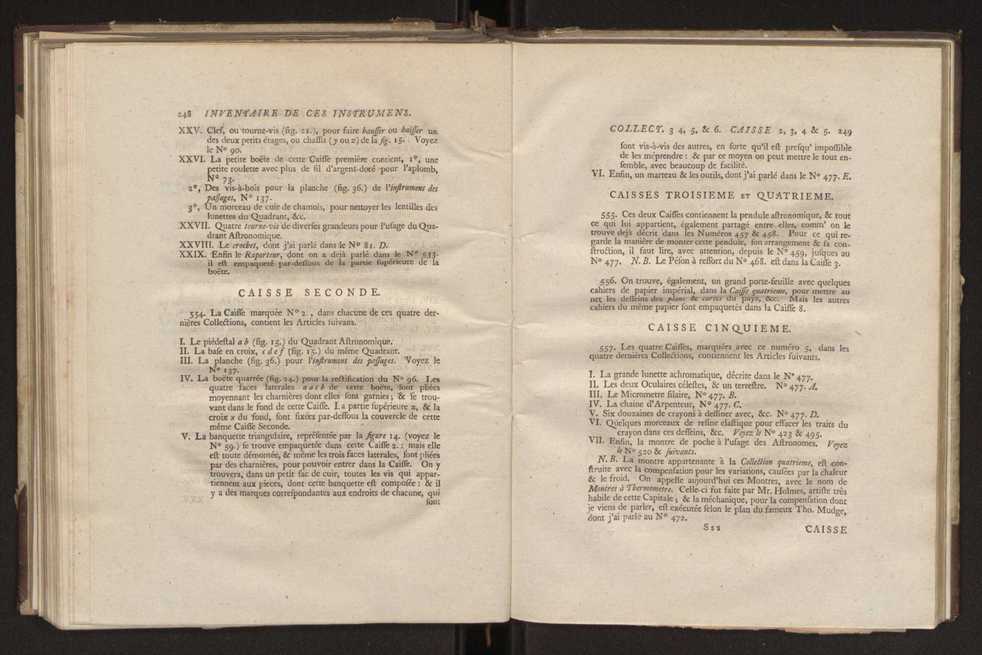 Notice des instrumens d'astronomie, de godesie, de physique, etc. : faits dernierement  Londres, par ordre de la cour d'Espagne, avec le prcis de leur construction, qualits, et perfectionemens nouveaux 31