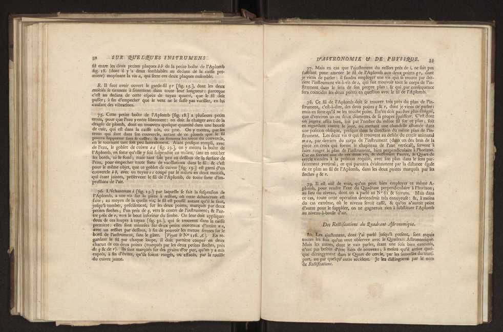 Description et usages des instrumens d'astronomie et de physique, faits  Londres, par ordre de la cour de Portugal en 1778, adresse dans une lettre  son excellence M. Louis Pinto de Souza Coutinho 9