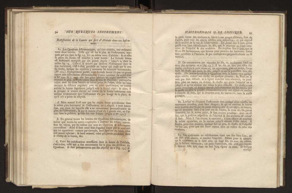 Description et usages des instrumens d'astronomie et de physique, faits  Londres, par ordre de la cour de Portugal en 1778, adresse dans une lettre  son excellence M. Louis Pinto de Souza Coutinho 10