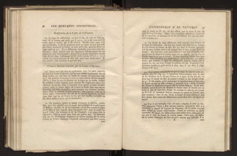 Description et usages des instrumens d'astronomie et de physique, faits  Londres, par ordre de la cour de Portugal en 1778, adresse dans une lettre  son excellence M. Louis Pinto de Souza Coutinho 12