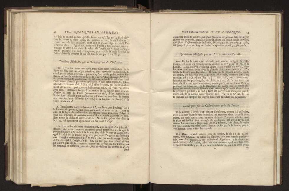 Description et usages des instrumens d'astronomie et de physique, faits  Londres, par ordre de la cour de Portugal en 1778, adresse dans une lettre  son excellence M. Louis Pinto de Souza Coutinho 14