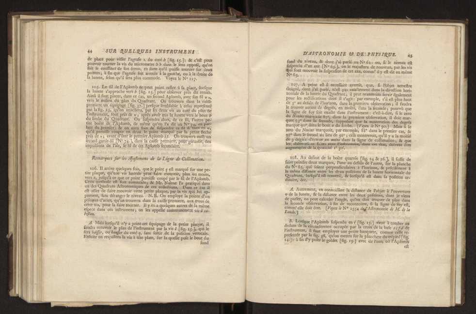 Description et usages des instrumens d'astronomie et de physique, faits  Londres, par ordre de la cour de Portugal en 1778, adresse dans une lettre  son excellence M. Louis Pinto de Souza Coutinho 15