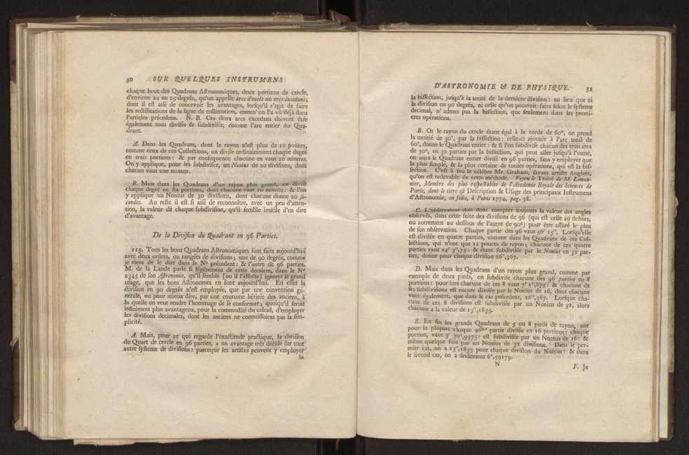 Description et usages des instrumens d'astronomie et de physique, faits  Londres, par ordre de la cour de Portugal en 1778, adresse dans une lettre  son excellence M. Louis Pinto de Souza Coutinho 18