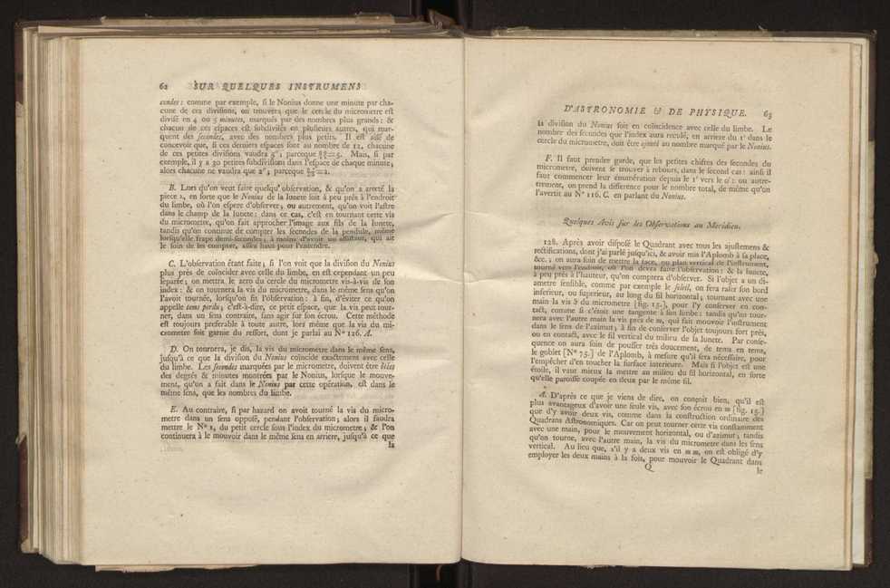 Description et usages des instrumens d'astronomie et de physique, faits  Londres, par ordre de la cour de Portugal en 1778, adresse dans une lettre  son excellence M. Louis Pinto de Souza Coutinho 24