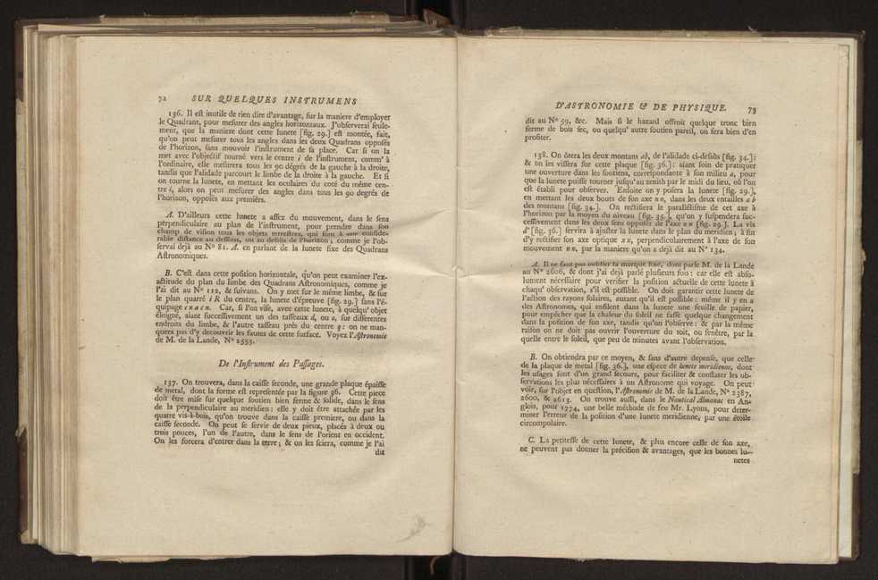 Description et usages des instrumens d'astronomie et de physique, faits  Londres, par ordre de la cour de Portugal en 1778, adresse dans une lettre  son excellence M. Louis Pinto de Souza Coutinho 29