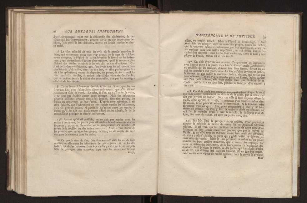 Description et usages des instrumens d'astronomie et de physique, faits  Londres, par ordre de la cour de Portugal en 1778, adresse dans une lettre  son excellence M. Louis Pinto de Souza Coutinho 32