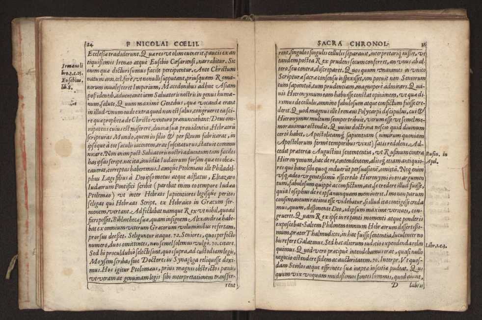 Nicolai Coelii Maralii Ordinis Sacro Sanctae Trinitatis de redemptione captiuorum cronologia seu ratio temporum maxim in theologarum atque bonarum literarum studiosorum gratiam.. 20