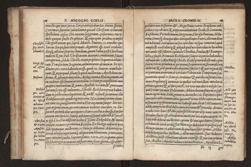 Nicolai Coelii Maralii Ordinis Sacro Sanctae Trinitatis de redemptione captiuorum cronologia seu ratio temporum maxim in theologarum atque bonarum literarum studiosorum gratiam.. 22