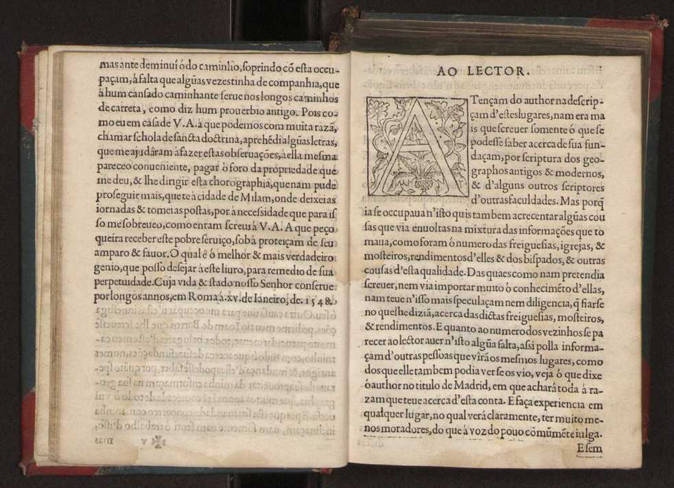 Chorographia de alguns lugares que stam em hum caminho que fez Gaspar Barreiros  anno de MDXXXXVJ comeado na cidade de Badajoz em Castella te  de Milam em Italia ; co algu[m]as outras obras cujo catalogo vai scripto com os nomes dos dictos lugares na folha seguinte 11