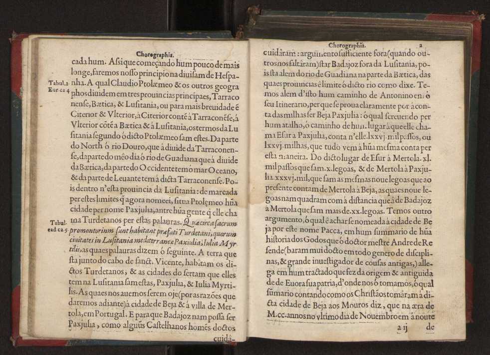 Chorographia de alguns lugares que stam em hum caminho que fez Gaspar Barreiros  anno de MDXXXXVJ comeado na cidade de Badajoz em Castella te  de Milam em Italia ; co algu[m]as outras obras cujo catalogo vai scripto com os nomes dos dictos lugares na folha seguinte 15