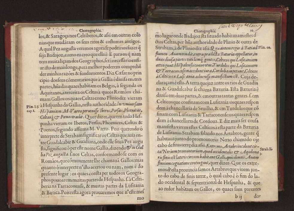 Chorographia de alguns lugares que stam em hum caminho que fez Gaspar Barreiros  anno de MDXXXXVJ comeado na cidade de Badajoz em Castella te  de Milam em Italia ; co algu[m]as outras obras cujo catalogo vai scripto com os nomes dos dictos lugares na folha seguinte 23
