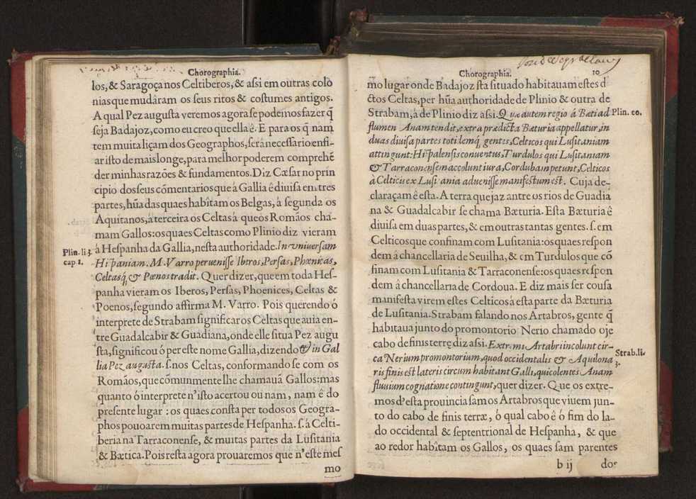 Chorographia de alguns lugares que stam em hum caminho que fez Gaspar Barreiros  anno de MDXXXXVJ comeado na cidade de Badajoz em Castella te  de Milam em Italia ; co algu[m]as outras obras cujo catalogo vai scripto com os nomes dos dictos lugares na folha seguinte 23