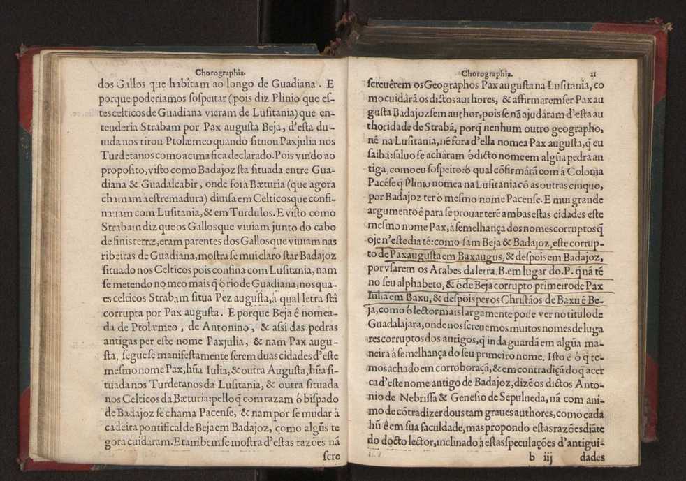 Chorographia de alguns lugares que stam em hum caminho que fez Gaspar Barreiros  anno de MDXXXXVJ comeado na cidade de Badajoz em Castella te  de Milam em Italia ; co algu[m]as outras obras cujo catalogo vai scripto com os nomes dos dictos lugares na folha seguinte 24