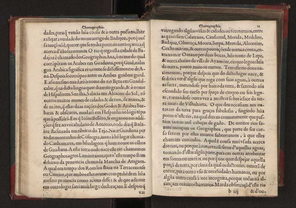 Chorographia de alguns lugares que stam em hum caminho que fez Gaspar Barreiros  anno de MDXXXXVJ comeado na cidade de Badajoz em Castella te  de Milam em Italia ; co algu[m]as outras obras cujo catalogo vai scripto com os nomes dos dictos lugares na folha seguinte 25