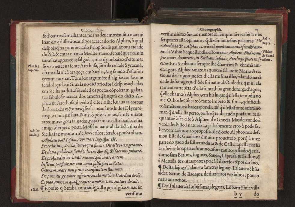 Chorographia de alguns lugares que stam em hum caminho que fez Gaspar Barreiros  anno de MDXXXXVJ comeado na cidade de Badajoz em Castella te  de Milam em Italia ; co algu[m]as outras obras cujo catalogo vai scripto com os nomes dos dictos lugares na folha seguinte 26