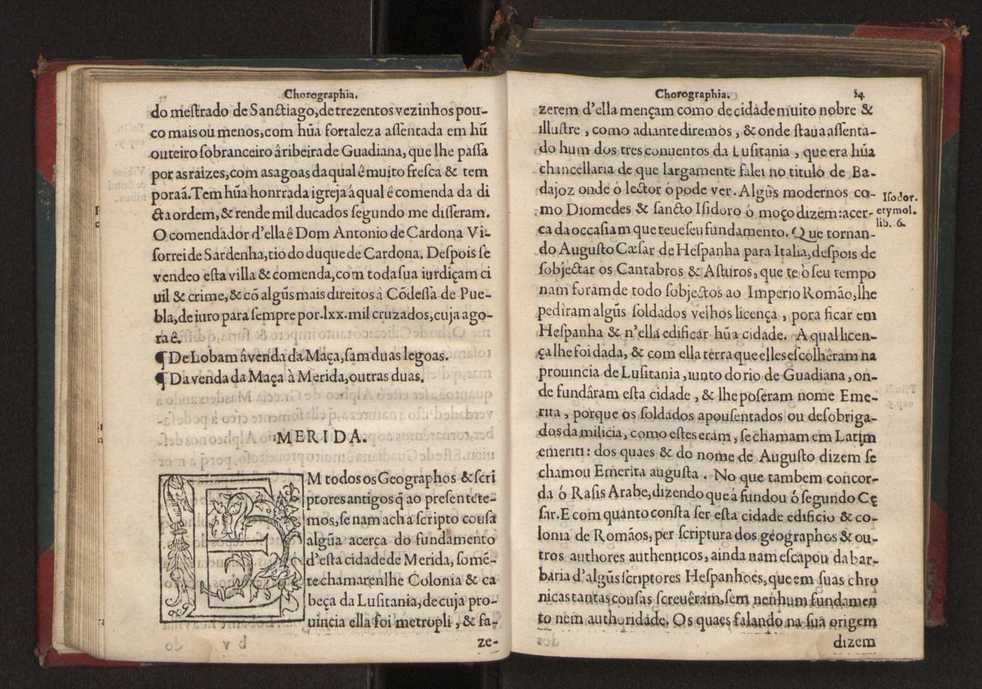 Chorographia de alguns lugares que stam em hum caminho que fez Gaspar Barreiros  anno de MDXXXXVJ comeado na cidade de Badajoz em Castella te  de Milam em Italia ; co algu[m]as outras obras cujo catalogo vai scripto com os nomes dos dictos lugares na folha seguinte 27