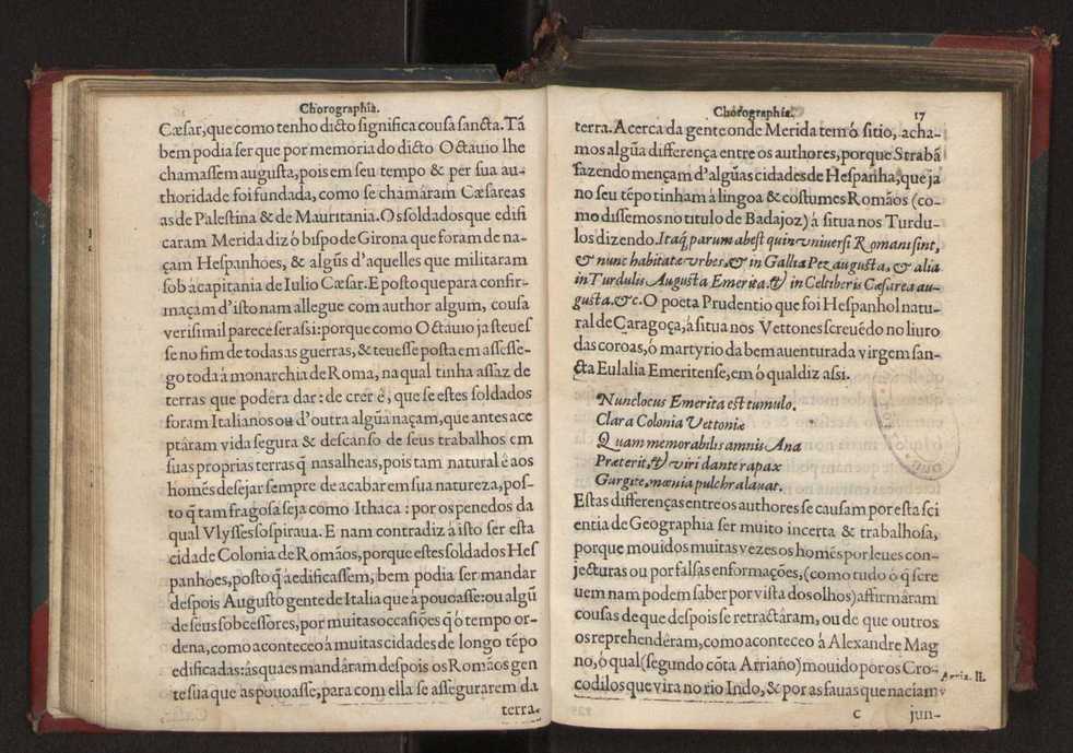 Chorographia de alguns lugares que stam em hum caminho que fez Gaspar Barreiros  anno de MDXXXXVJ comeado na cidade de Badajoz em Castella te  de Milam em Italia ; co algu[m]as outras obras cujo catalogo vai scripto com os nomes dos dictos lugares na folha seguinte 30