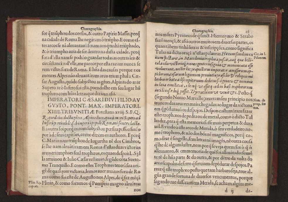 Chorographia de alguns lugares que stam em hum caminho que fez Gaspar Barreiros  anno de MDXXXXVJ comeado na cidade de Badajoz em Castella te  de Milam em Italia ; co algu[m]as outras obras cujo catalogo vai scripto com os nomes dos dictos lugares na folha seguinte 39