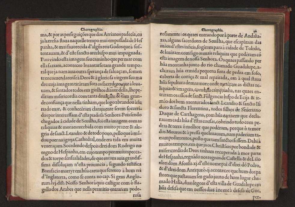 Chorographia de alguns lugares que stam em hum caminho que fez Gaspar Barreiros  anno de MDXXXXVJ comeado na cidade de Badajoz em Castella te  de Milam em Italia ; co algu[m]as outras obras cujo catalogo vai scripto com os nomes dos dictos lugares na folha seguinte 43