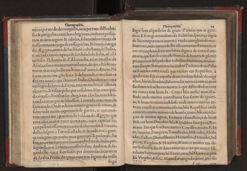 Chorographia de alguns lugares que stam em hum caminho que fez Gaspar Barreiros  anno de MDXXXXVJ comeado na cidade de Badajoz em Castella te  de Milam em Italia ; co algu[m]as outras obras cujo catalogo vai scripto com os nomes dos dictos lugares na folha seguinte 57