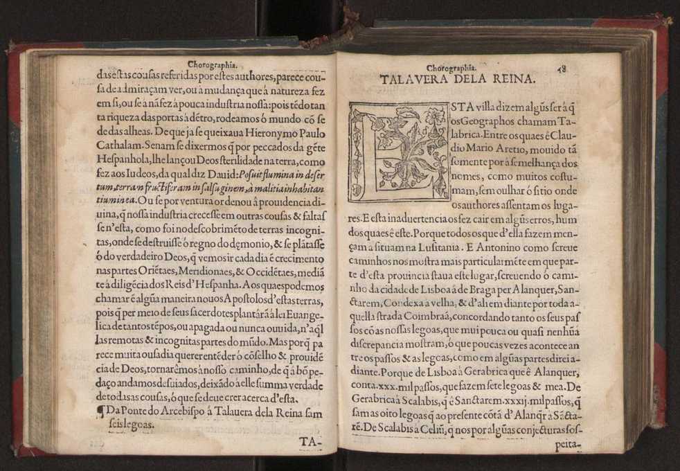Chorographia de alguns lugares que stam em hum caminho que fez Gaspar Barreiros  anno de MDXXXXVJ comeado na cidade de Badajoz em Castella te  de Milam em Italia ; co algu[m]as outras obras cujo catalogo vai scripto com os nomes dos dictos lugares na folha seguinte 61