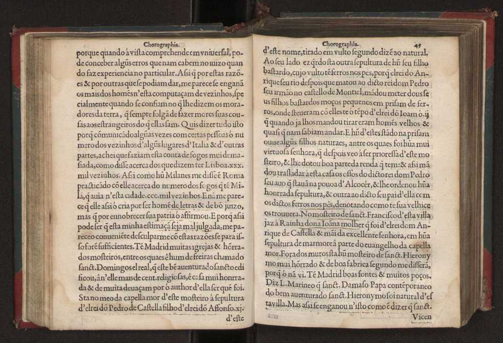 Chorographia de alguns lugares que stam em hum caminho que fez Gaspar Barreiros  anno de MDXXXXVJ comeado na cidade de Badajoz em Castella te  de Milam em Italia ; co algu[m]as outras obras cujo catalogo vai scripto com os nomes dos dictos lugares na folha seguinte 68