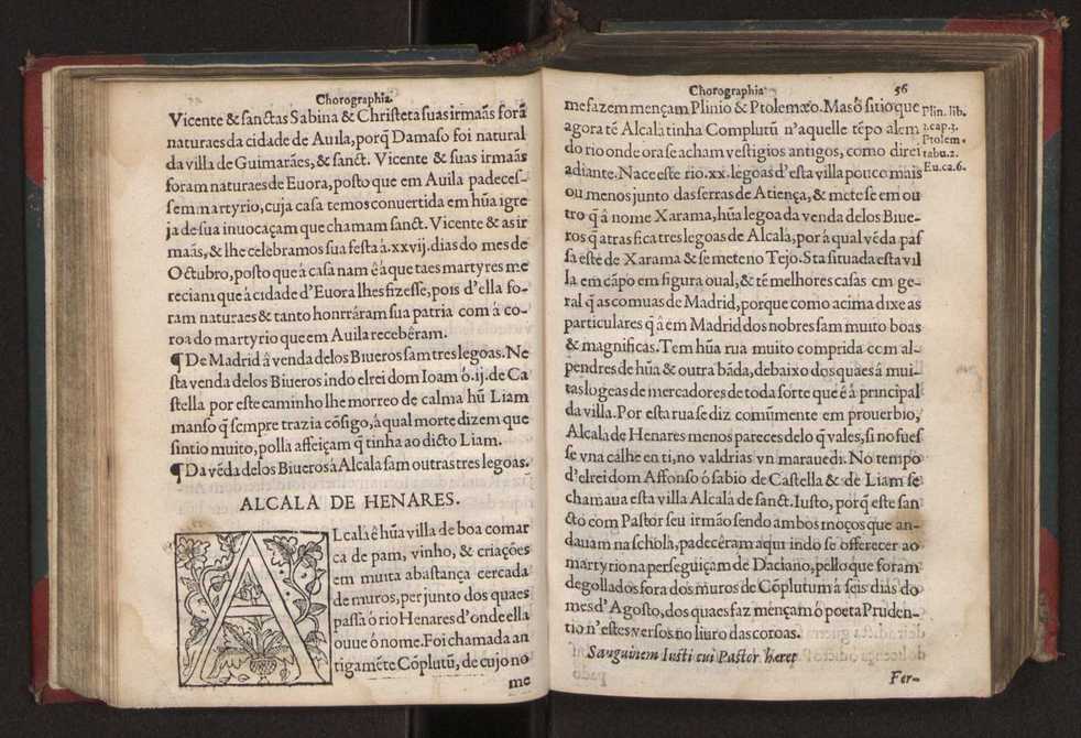 Chorographia de alguns lugares que stam em hum caminho que fez Gaspar Barreiros  anno de MDXXXXVJ comeado na cidade de Badajoz em Castella te  de Milam em Italia ; co algu[m]as outras obras cujo catalogo vai scripto com os nomes dos dictos lugares na folha seguinte 69