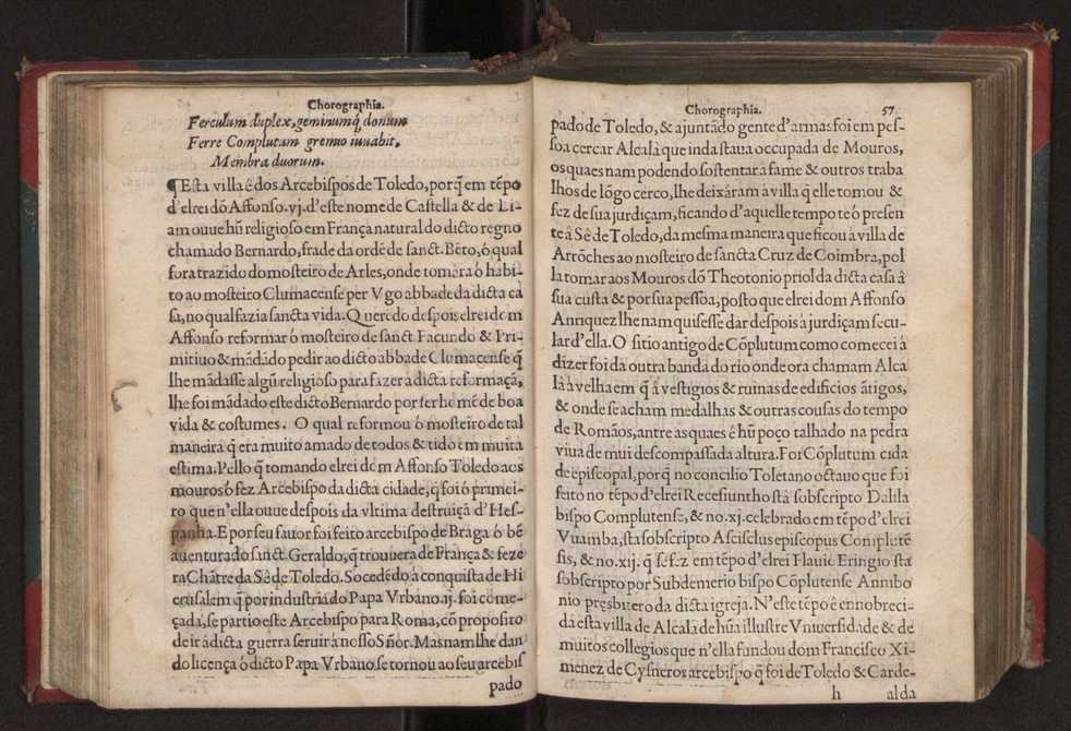 Chorographia de alguns lugares que stam em hum caminho que fez Gaspar Barreiros  anno de MDXXXXVJ comeado na cidade de Badajoz em Castella te  de Milam em Italia ; co algu[m]as outras obras cujo catalogo vai scripto com os nomes dos dictos lugares na folha seguinte 70