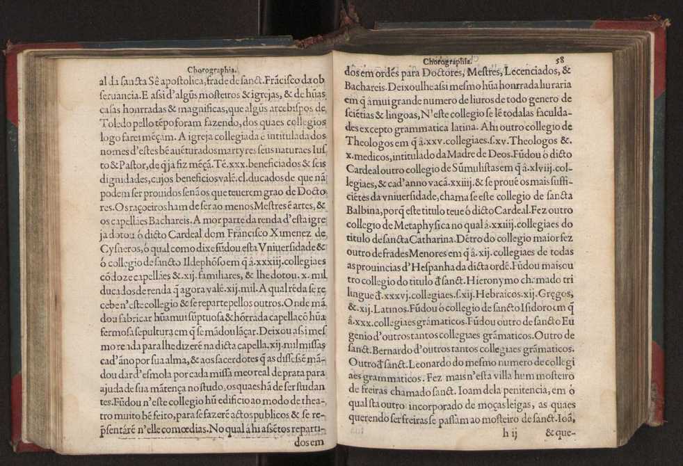 Chorographia de alguns lugares que stam em hum caminho que fez Gaspar Barreiros  anno de MDXXXXVJ comeado na cidade de Badajoz em Castella te  de Milam em Italia ; co algu[m]as outras obras cujo catalogo vai scripto com os nomes dos dictos lugares na folha seguinte 71