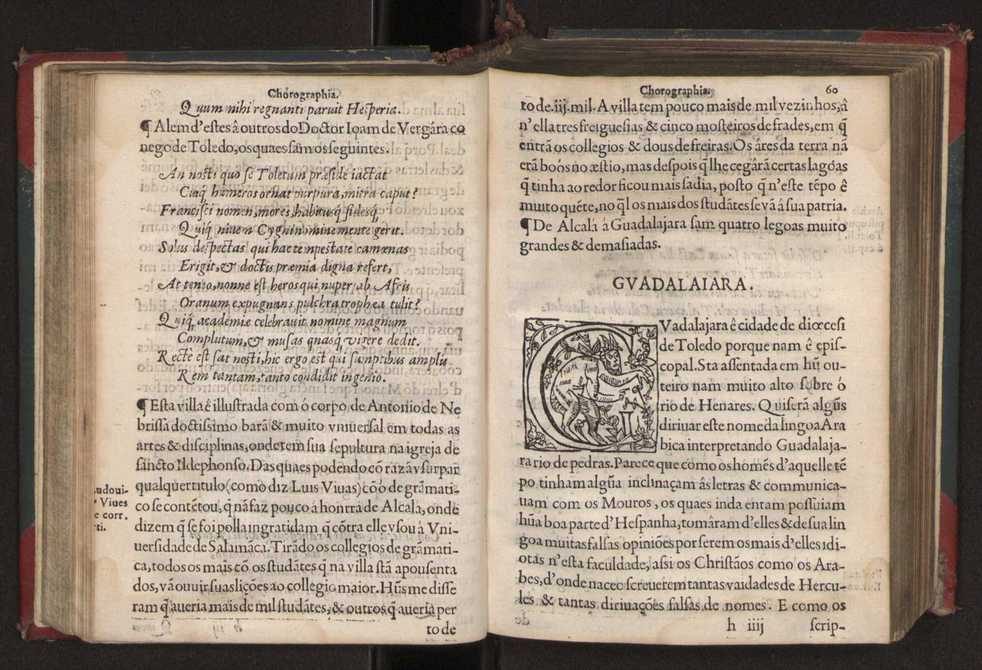 Chorographia de alguns lugares que stam em hum caminho que fez Gaspar Barreiros  anno de MDXXXXVJ comeado na cidade de Badajoz em Castella te  de Milam em Italia ; co algu[m]as outras obras cujo catalogo vai scripto com os nomes dos dictos lugares na folha seguinte 73