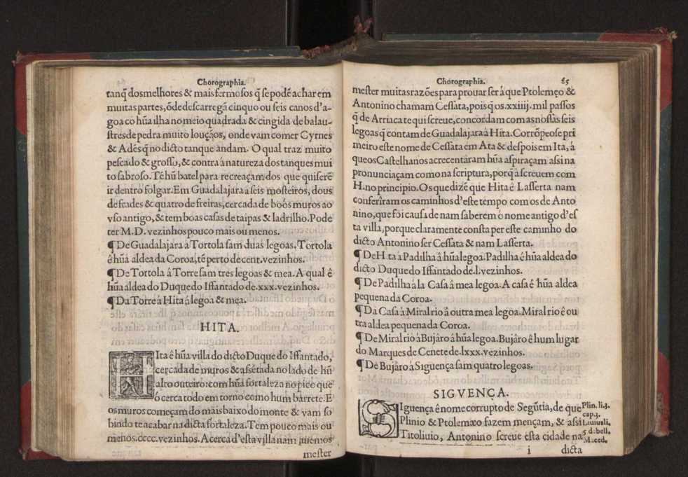 Chorographia de alguns lugares que stam em hum caminho que fez Gaspar Barreiros  anno de MDXXXXVJ comeado na cidade de Badajoz em Castella te  de Milam em Italia ; co algu[m]as outras obras cujo catalogo vai scripto com os nomes dos dictos lugares na folha seguinte 77