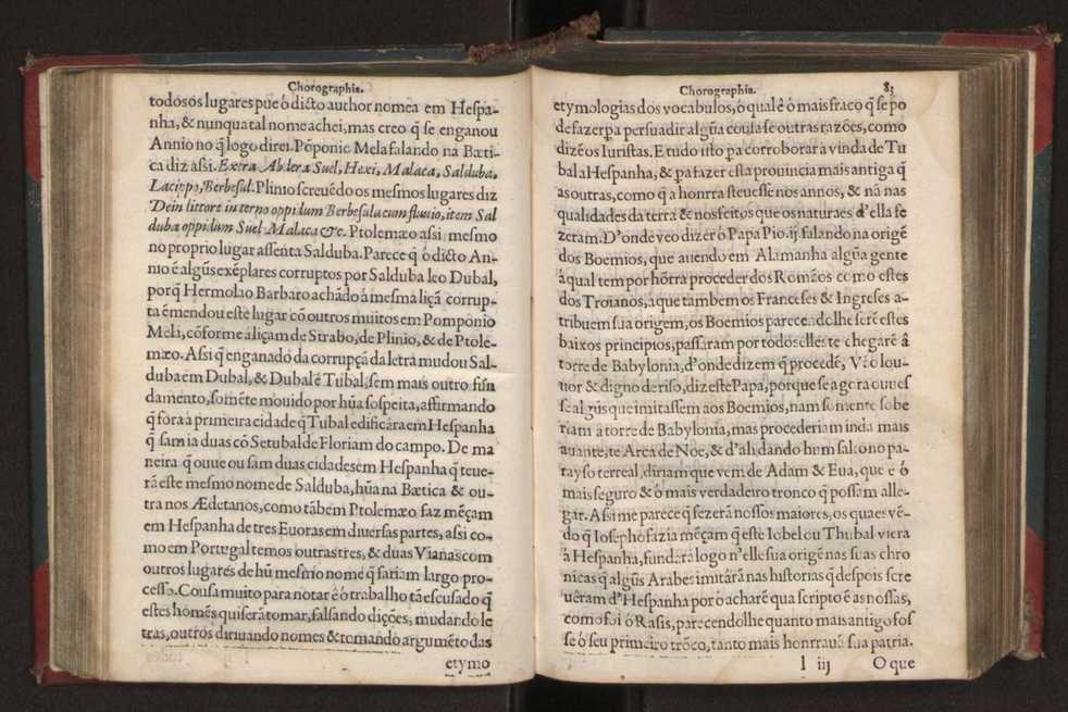 Chorographia de alguns lugares que stam em hum caminho que fez Gaspar Barreiros  anno de MDXXXXVJ comeado na cidade de Badajoz em Castella te  de Milam em Italia ; co algu[m]as outras obras cujo catalogo vai scripto com os nomes dos dictos lugares na folha seguinte 94