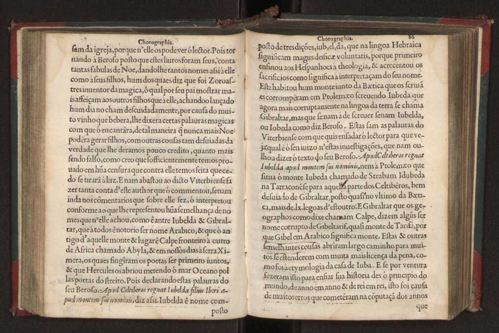 Chorographia de alguns lugares que stam em hum caminho que fez Gaspar Barreiros  anno de MDXXXXVJ comeado na cidade de Badajoz em Castella te  de Milam em Italia ; co algu[m]as outras obras cujo catalogo vai scripto com os nomes dos dictos lugares na folha seguinte 97