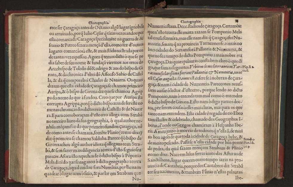 Chorographia de alguns lugares que stam em hum caminho que fez Gaspar Barreiros  anno de MDXXXXVJ comeado na cidade de Badajoz em Castella te  de Milam em Italia ; co algu[m]as outras obras cujo catalogo vai scripto com os nomes dos dictos lugares na folha seguinte 99