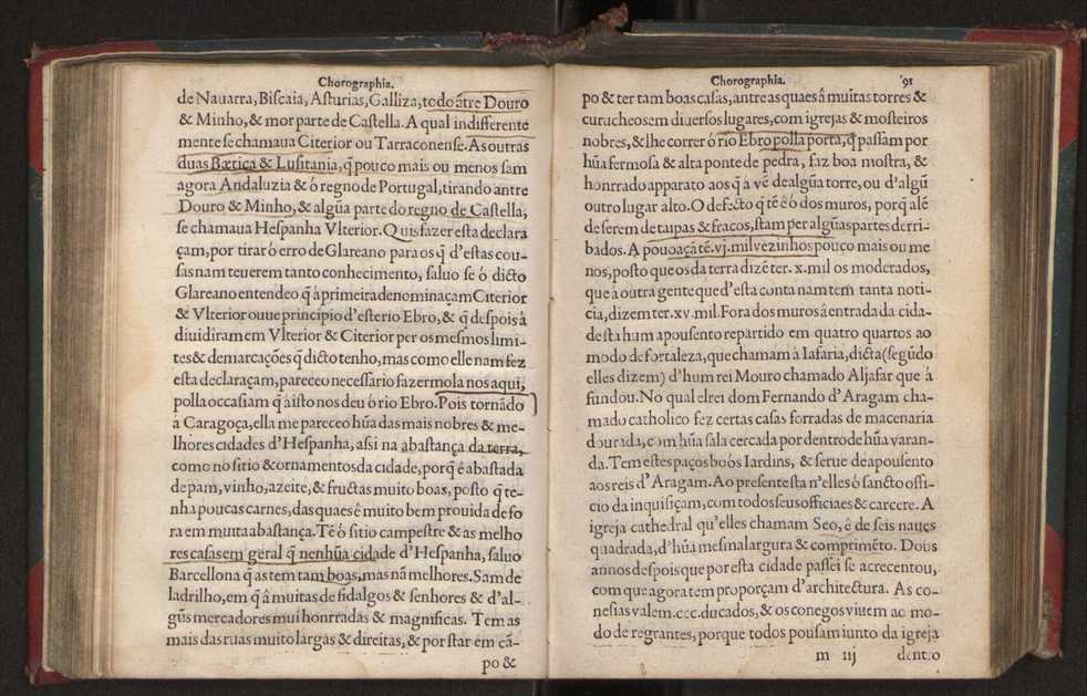 Chorographia de alguns lugares que stam em hum caminho que fez Gaspar Barreiros  anno de MDXXXXVJ comeado na cidade de Badajoz em Castella te  de Milam em Italia ; co algu[m]as outras obras cujo catalogo vai scripto com os nomes dos dictos lugares na folha seguinte 102