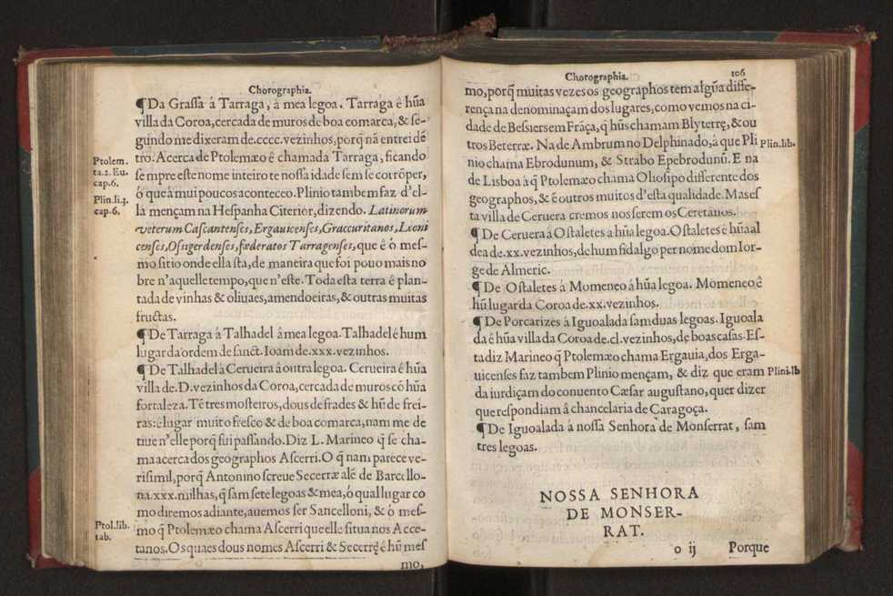 Chorographia de alguns lugares que stam em hum caminho que fez Gaspar Barreiros  anno de MDXXXXVJ comeado na cidade de Badajoz em Castella te  de Milam em Italia ; co algu[m]as outras obras cujo catalogo vai scripto com os nomes dos dictos lugares na folha seguinte 117