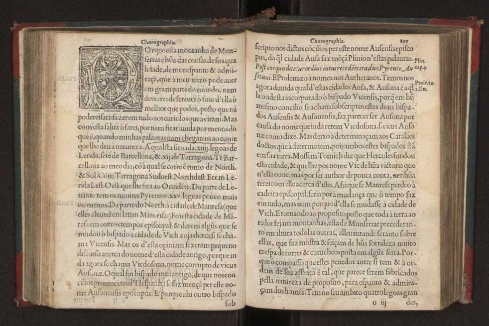 Chorographia de alguns lugares que stam em hum caminho que fez Gaspar Barreiros  anno de MDXXXXVJ comeado na cidade de Badajoz em Castella te  de Milam em Italia ; co algu[m]as outras obras cujo catalogo vai scripto com os nomes dos dictos lugares na folha seguinte 118