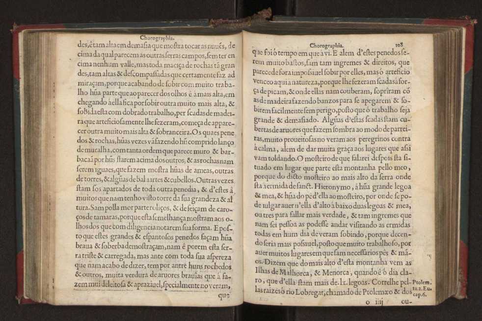 Chorographia de alguns lugares que stam em hum caminho que fez Gaspar Barreiros  anno de MDXXXXVJ comeado na cidade de Badajoz em Castella te  de Milam em Italia ; co algu[m]as outras obras cujo catalogo vai scripto com os nomes dos dictos lugares na folha seguinte 119