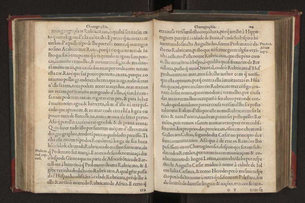Chorographia de alguns lugares que stam em hum caminho que fez Gaspar Barreiros  anno de MDXXXXVJ comeado na cidade de Badajoz em Castella te  de Milam em Italia ; co algu[m]as outras obras cujo catalogo vai scripto com os nomes dos dictos lugares na folha seguinte 120
