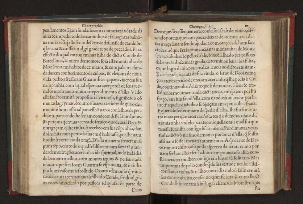 Chorographia de alguns lugares que stam em hum caminho que fez Gaspar Barreiros  anno de MDXXXXVJ comeado na cidade de Badajoz em Castella te  de Milam em Italia ; co algu[m]as outras obras cujo catalogo vai scripto com os nomes dos dictos lugares na folha seguinte 122