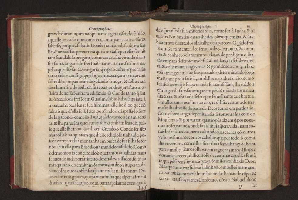 Chorographia de alguns lugares que stam em hum caminho que fez Gaspar Barreiros  anno de MDXXXXVJ comeado na cidade de Badajoz em Castella te  de Milam em Italia ; co algu[m]as outras obras cujo catalogo vai scripto com os nomes dos dictos lugares na folha seguinte 124