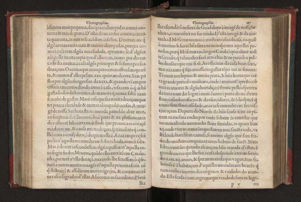 Chorographia de alguns lugares que stam em hum caminho que fez Gaspar Barreiros  anno de MDXXXXVJ comeado na cidade de Badajoz em Castella te  de Milam em Italia ; co algu[m]as outras obras cujo catalogo vai scripto com os nomes dos dictos lugares na folha seguinte 128
